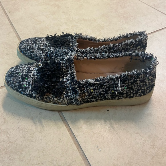 Zara slip on tweed sneakers - Picture 5 of 8